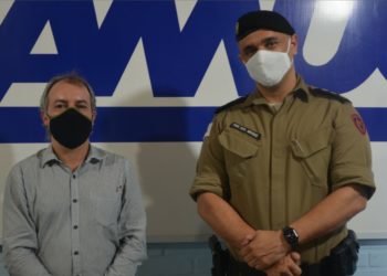 Presidente da AMUC reúne com Comandante do 19º Batalhão de Polícia Militar para discutirem segurança pública na região e outras demandas